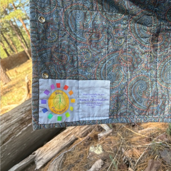 Upcycled quilted, Patchwork Hooded Jacket - Picture 8 of 9